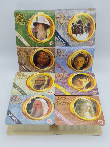 8x Herr der Ringe Figuren - Burger King 2001